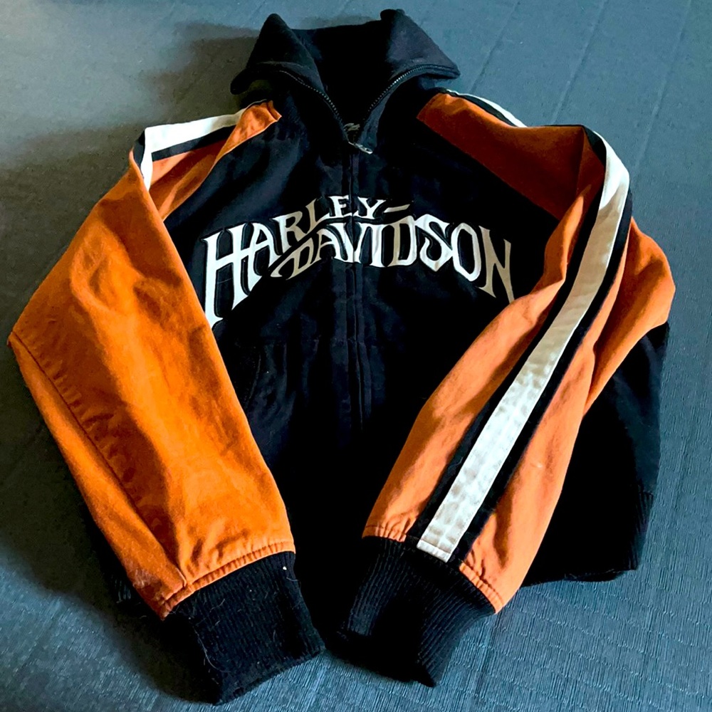 ✨HARLEY-DAVIDSON RARE LARGE ZIPUP SWEATSHIRT✨